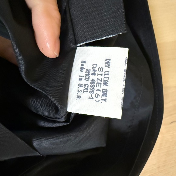 Laundry by Shelli Segal Black Halter Neck Striped Sheath Dress vintage 1995 - Picture 12 of 13